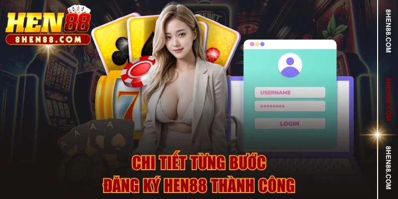 Chi tiết từng bước đăng ký HEN88 thành công