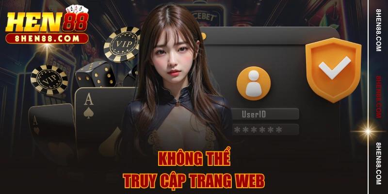 Không thể truy cập trang web